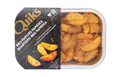 Aardappelpartjes in schil paprika - Quik's